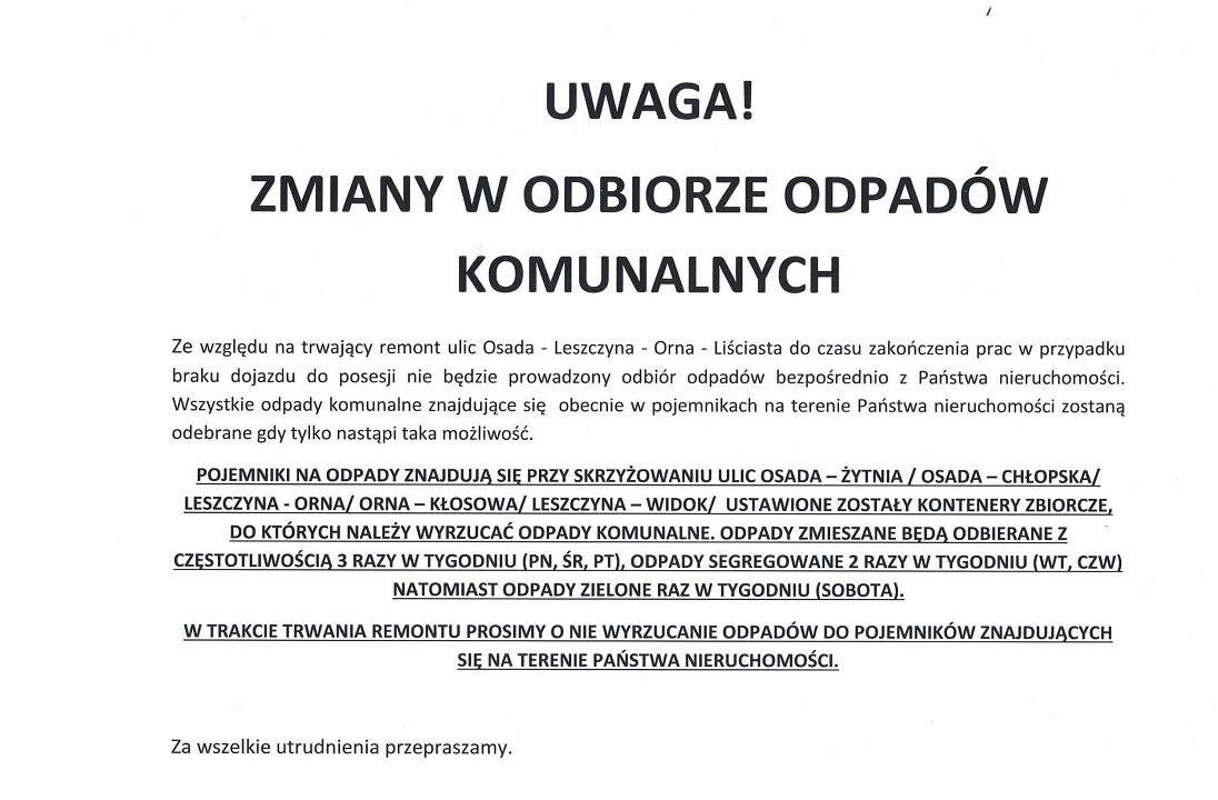 Osada Leszczyna Orna Liściasta