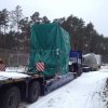 70-cio tonowy zespół turbogeneratora dojechał na plac budowy bydgoskiej elektrociepłowni 